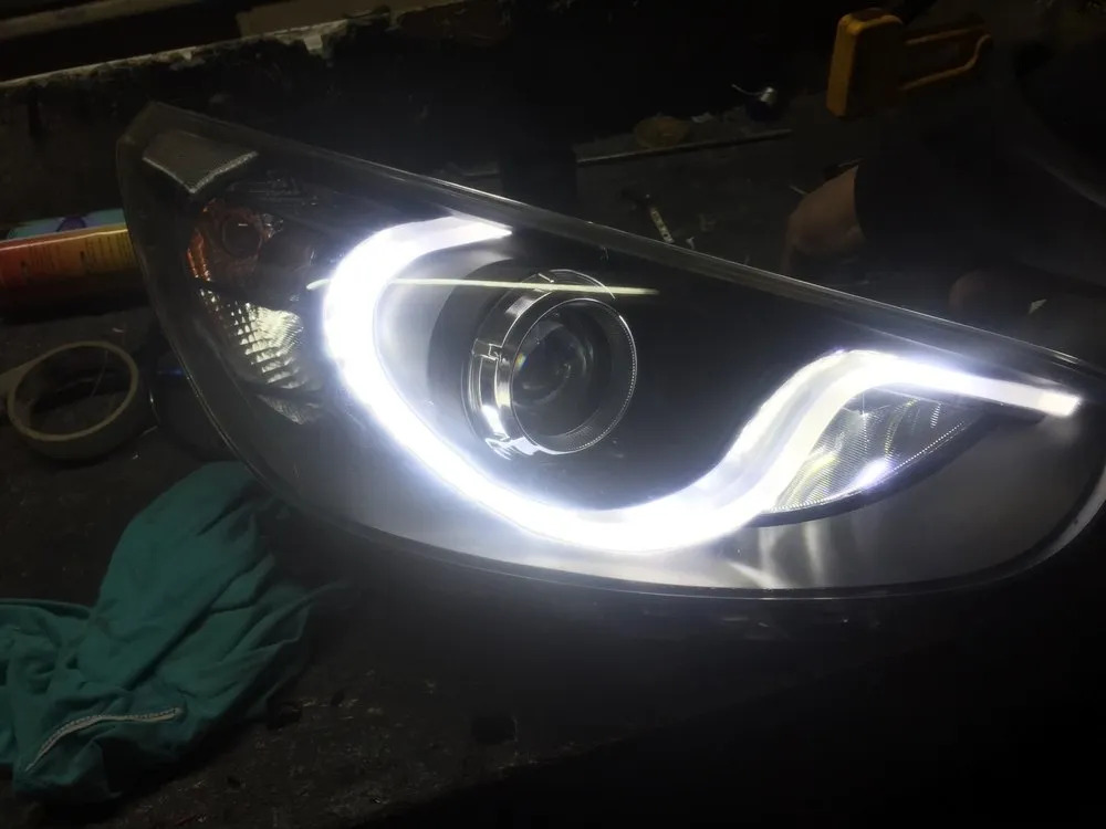 Verna Fluidic Eagle Design DRL Headlight